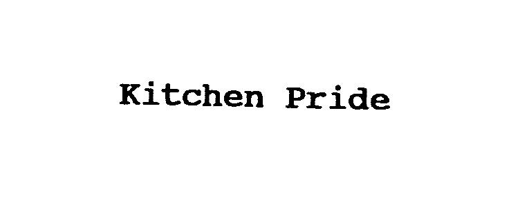 KITCHEN PRIDE