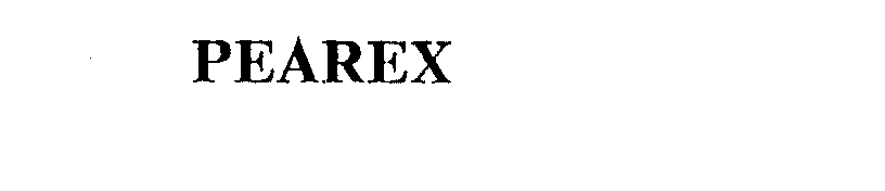 Trademark Logo PEAREX