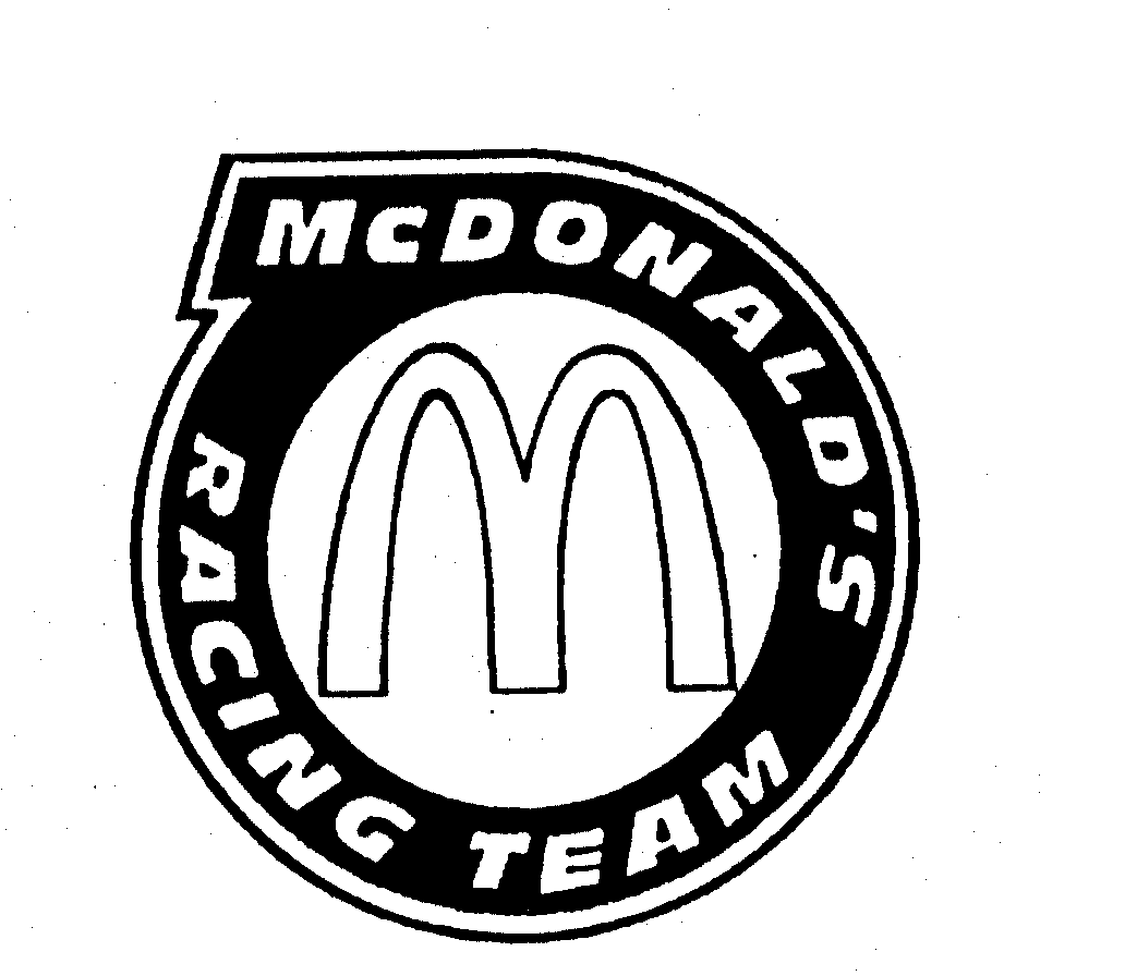 Trademark Logo M MCDONALD'S RACING TEAM