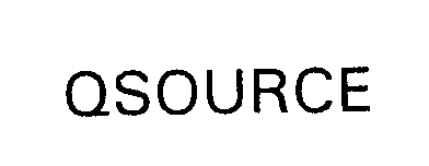 Trademark Logo QSOURCE