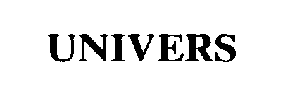 Trademark Logo UNIVERS
