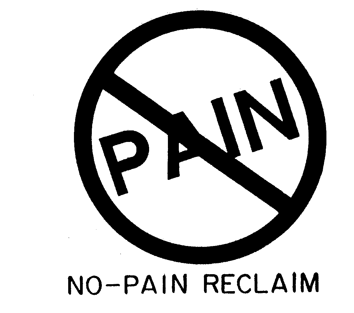 Trademark Logo PAIN NO-PAIN RECLAIM