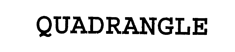 Trademark Logo QUADRANGLE