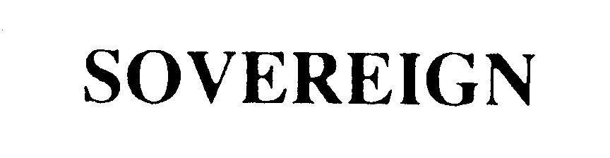 Trademark Logo SOVEREIGN