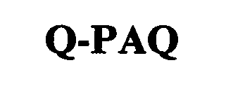 Trademark Logo Q-PAQ