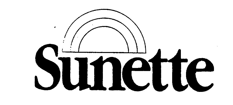 Trademark Logo SUNETTE