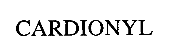Trademark Logo CARDIONYL