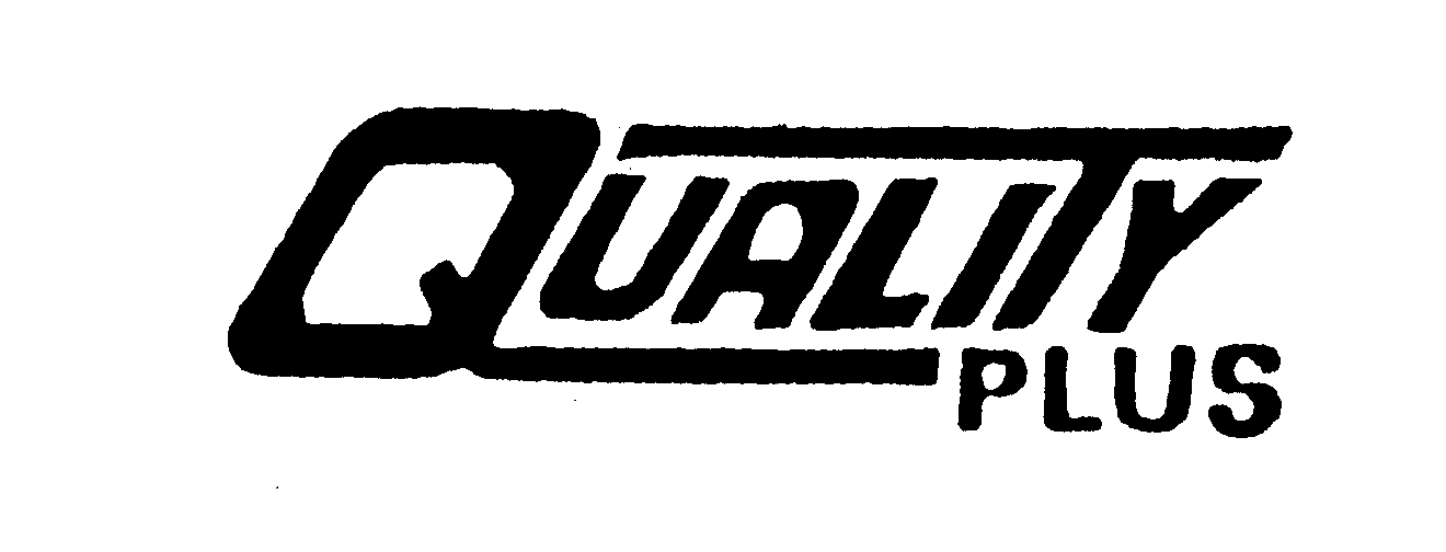 Trademark Logo QUALITY PLUS