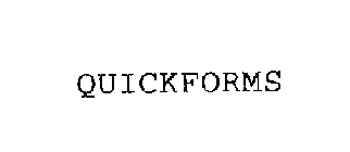 Trademark Logo QUICKFORMS