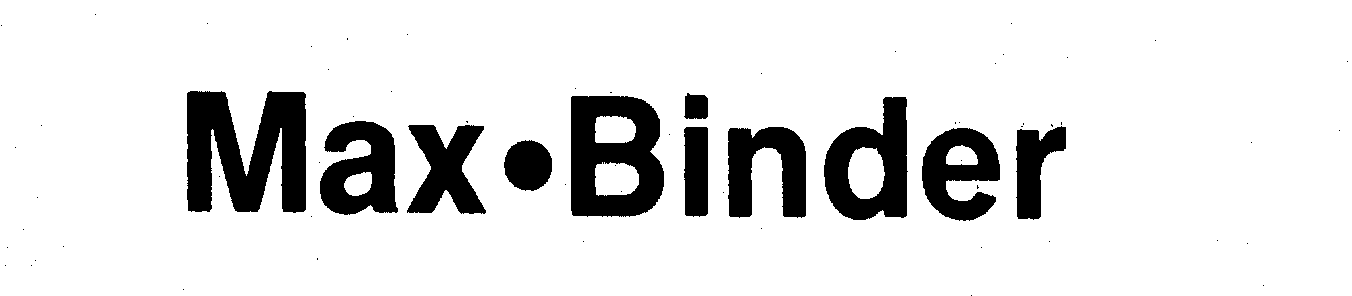 Trademark Logo MAX-BINDER