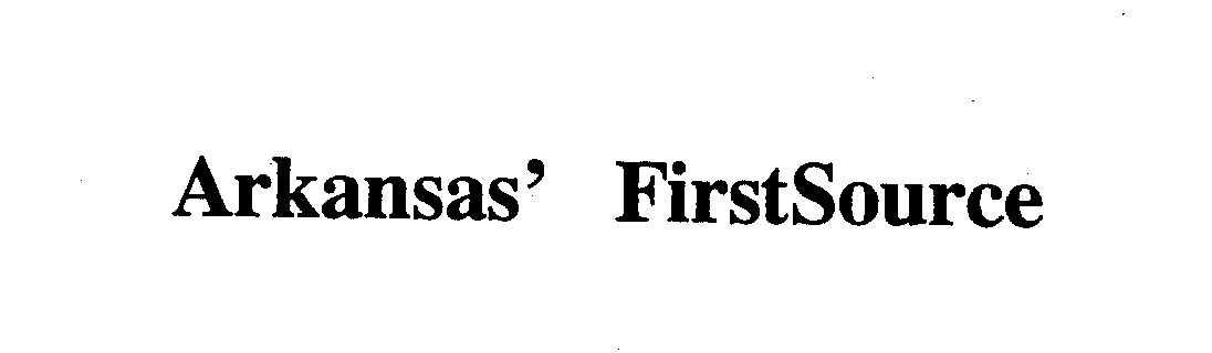  ARKANSAS' FIRSTSOURCE