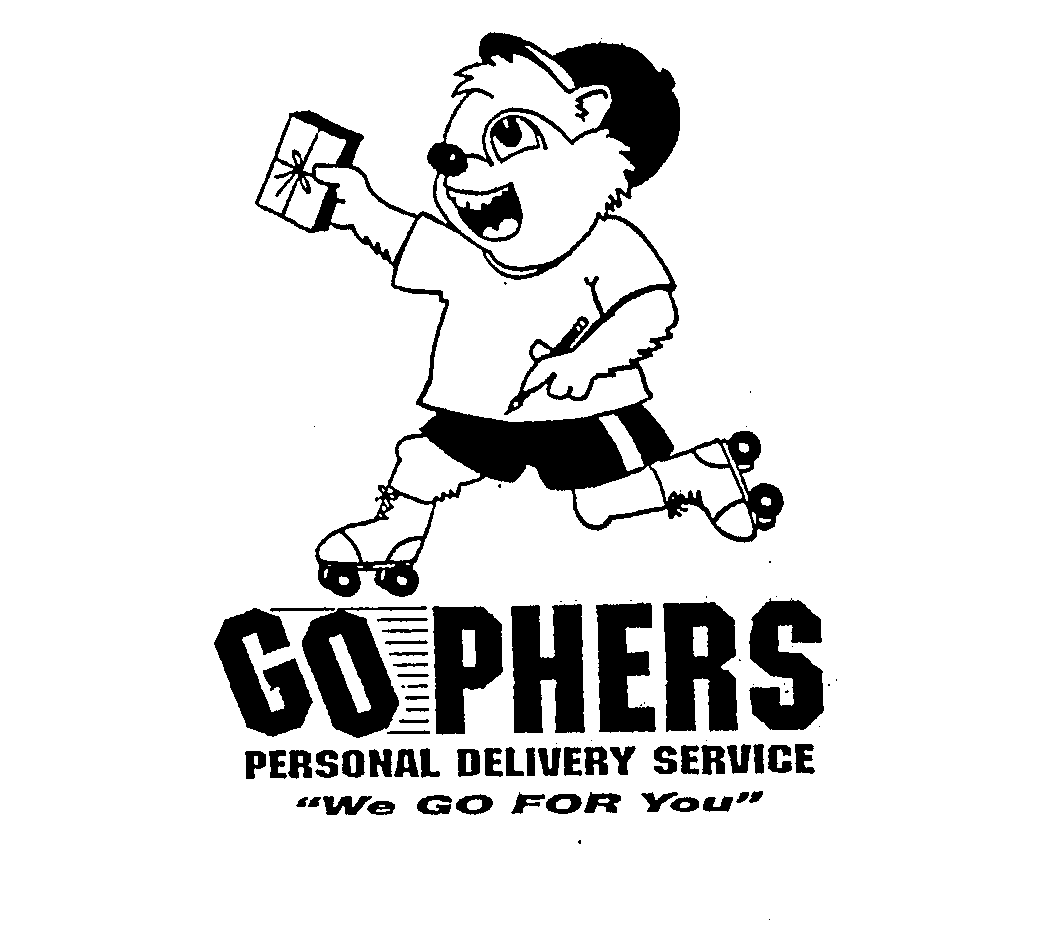  GO PHERS PERSONAL DELIVERY SERVICE "WE GO FOR YOU"