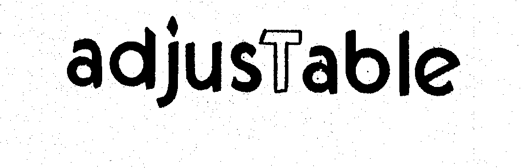 Trademark Logo ADJUSTABLE