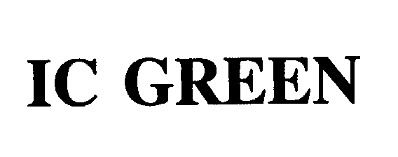 Trademark Logo IC GREEN