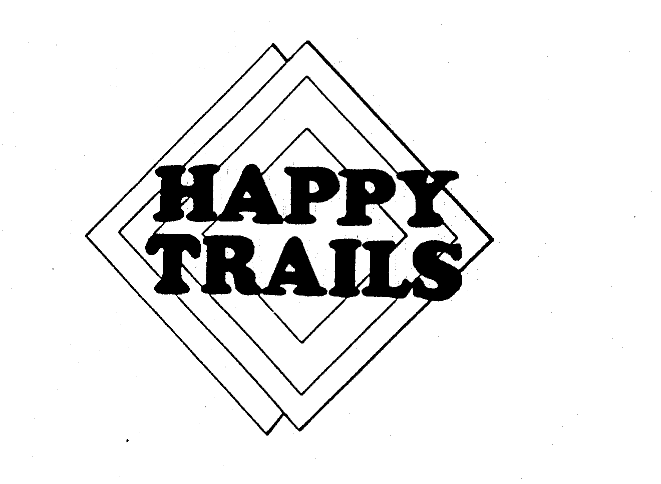 Trademark Logo HAPPY TRAILS