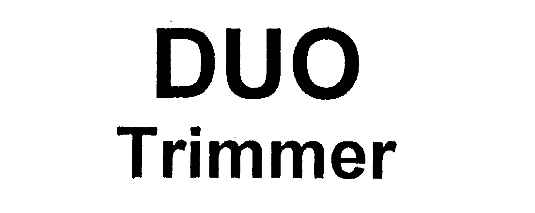 Trademark Logo DUO TRIMMER