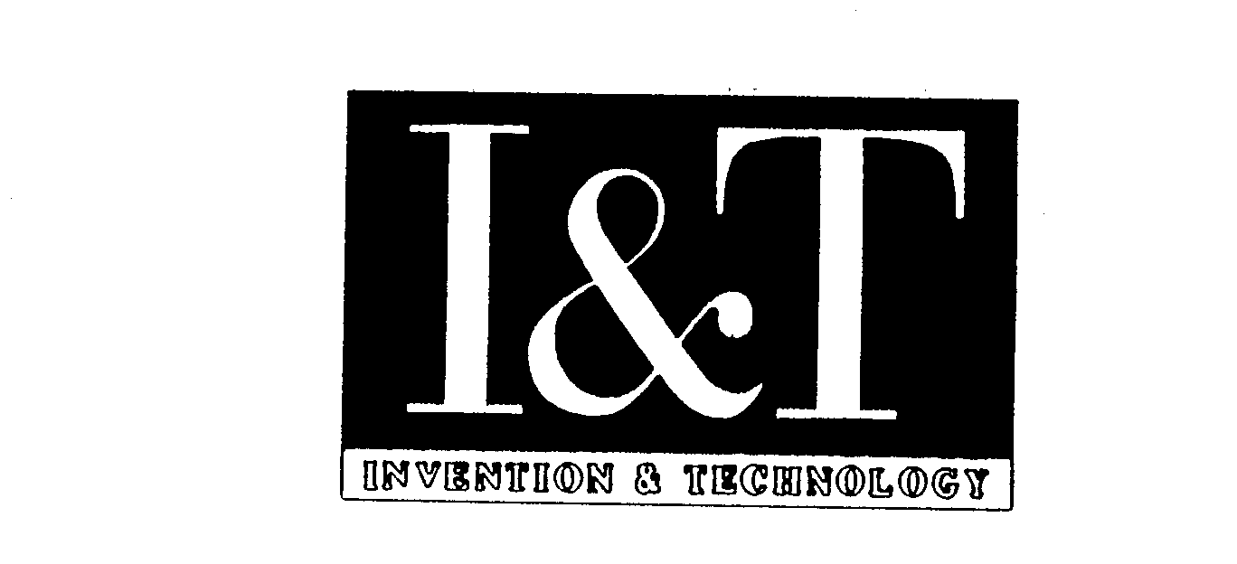 Trademark Logo I & T INVENTION & TECHNOLOGY