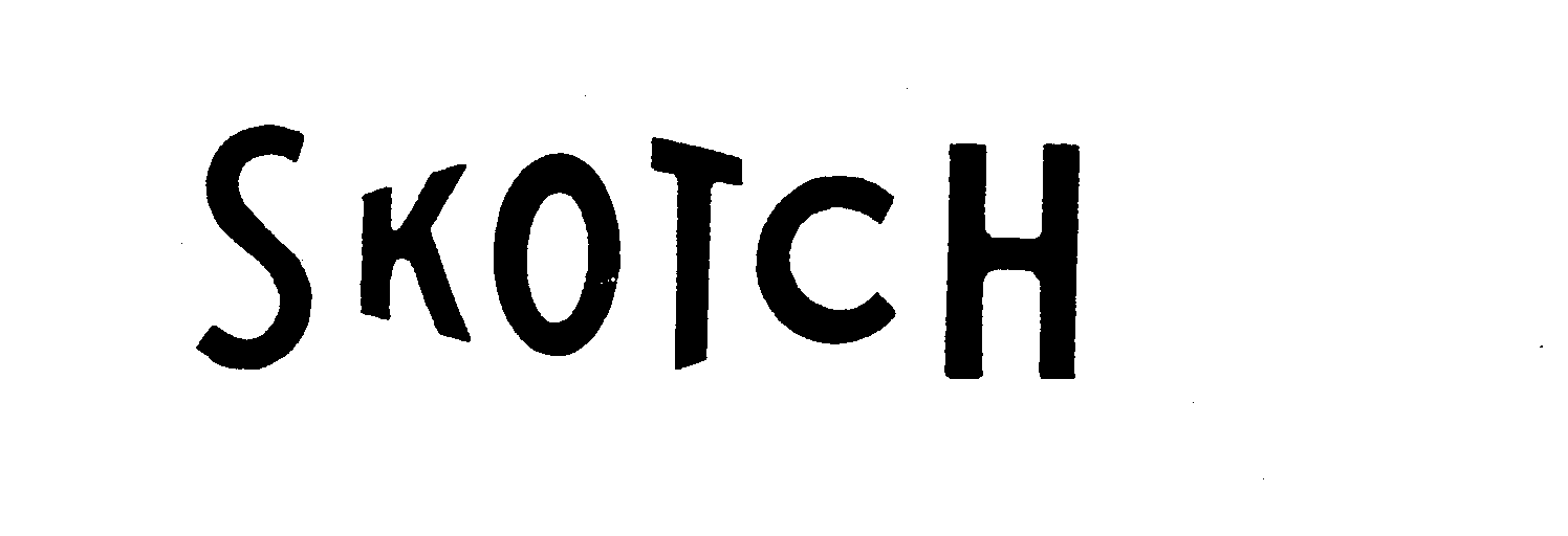 Trademark Logo SKOTCH