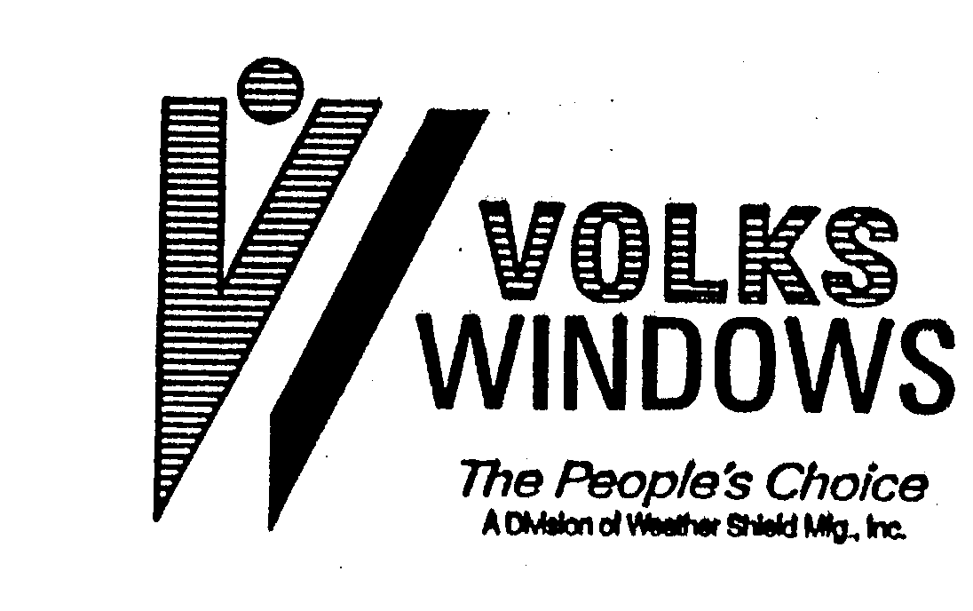  VW VOLKS WINDOWS THE PEOPLE'S CHOICE