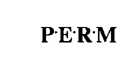 Trademark Logo P-E-R-M