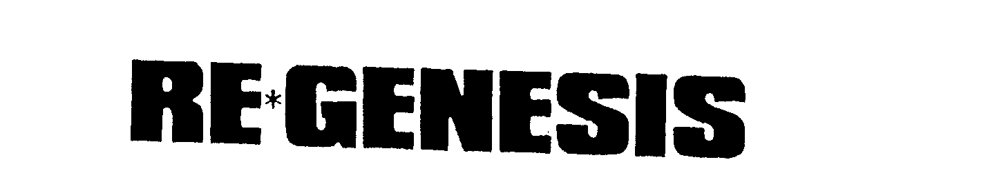 Trademark Logo RE GENESIS