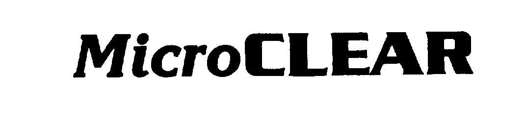 Trademark Logo MICROCLEAR