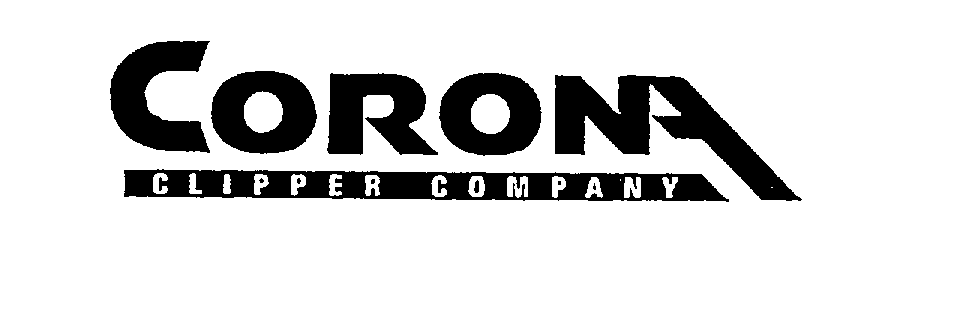 Trademark Logo CORONA CLIPPER COMPANY