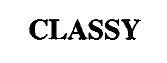 Trademark Logo CLASSY