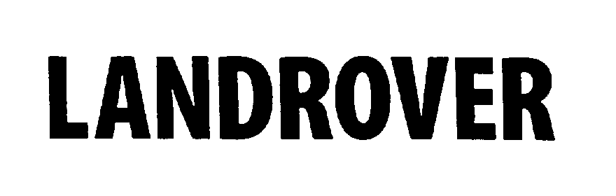 Trademark Logo LANDROVER