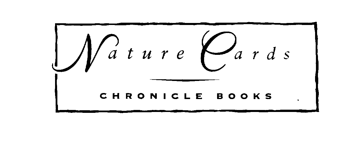  NATURE CARDS CHRONICLE BOOKS