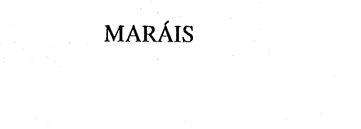 Trademark Logo MARAIS