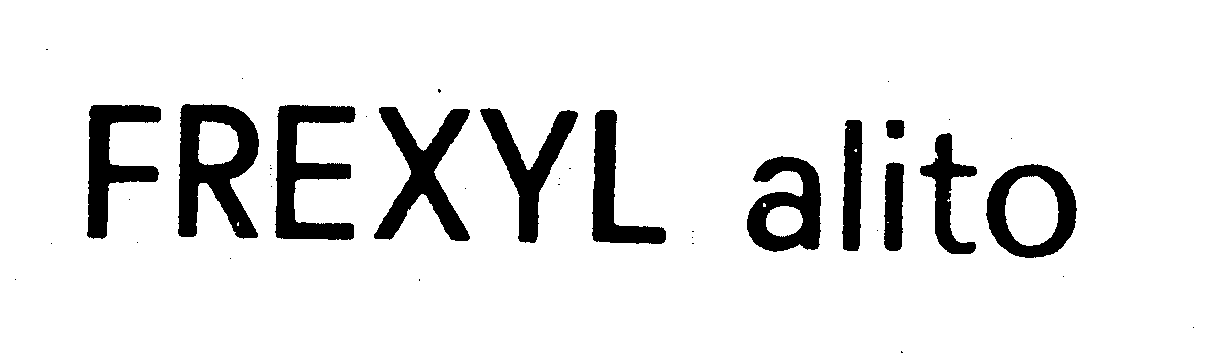 Trademark Logo FREXYL ALITO
