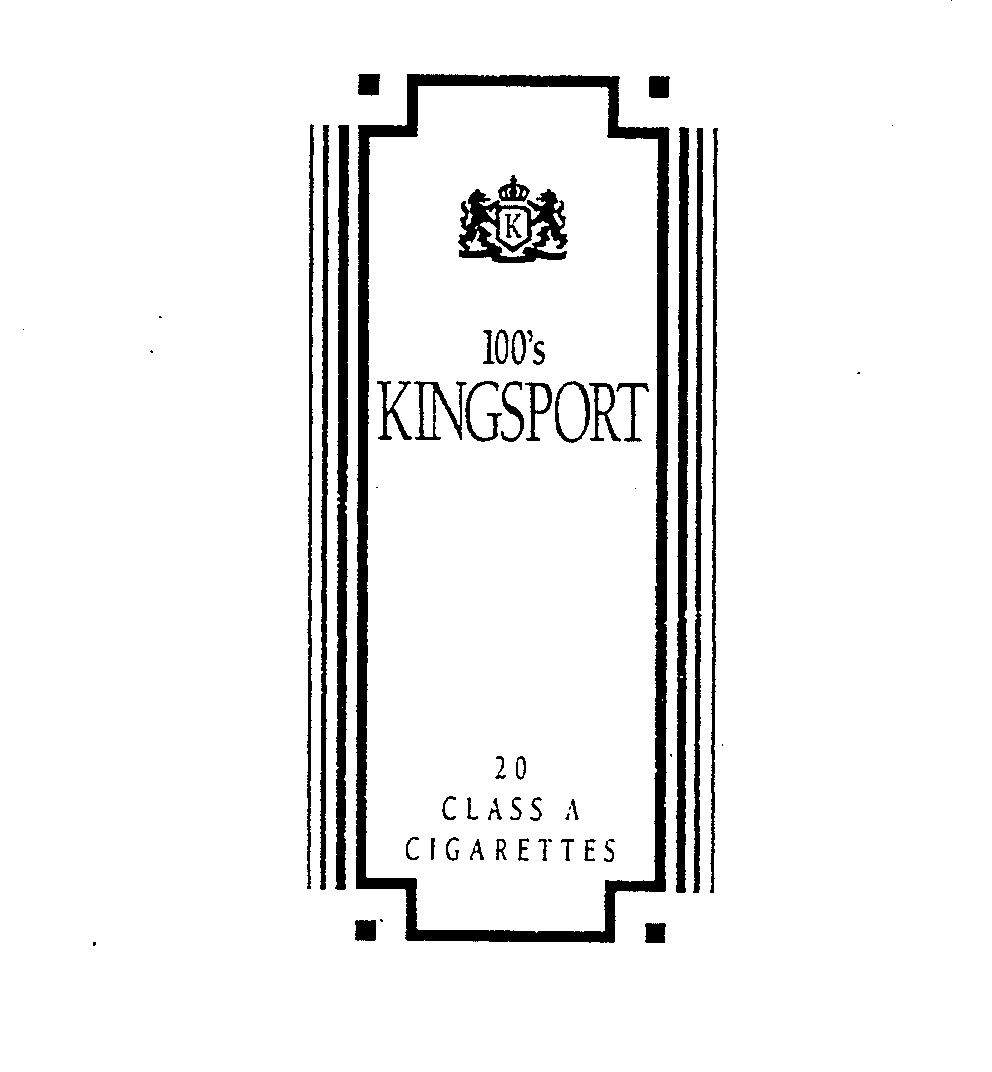  K 100'S KINGSPORT 20 CLASS A CIGARETTES
