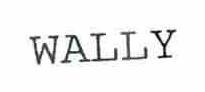 Trademark Logo WALLY