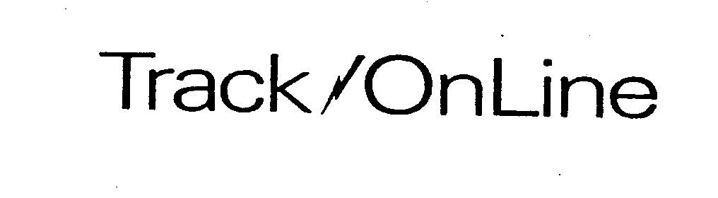 Trademark Logo TRACK/ONLINE