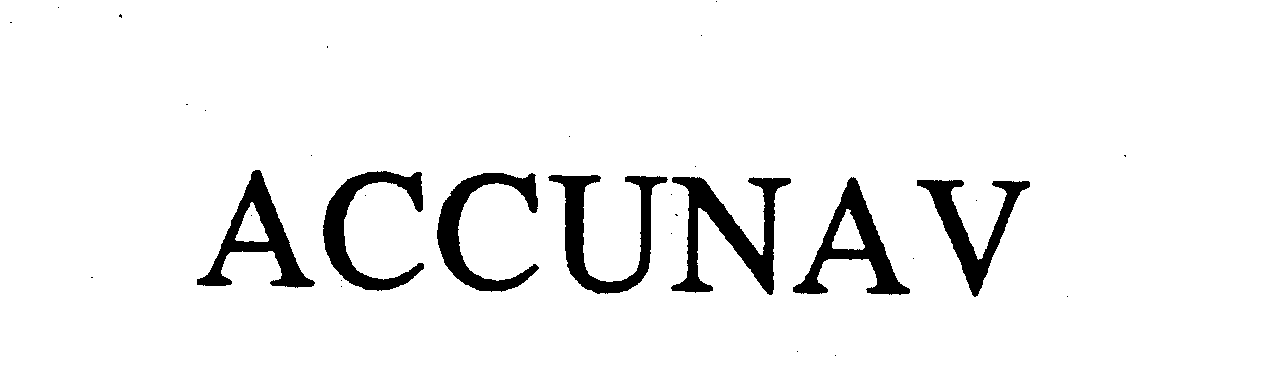 Trademark Logo ACCUNAV