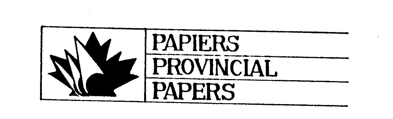  PAPIERS PROVINCIAL PAPERS