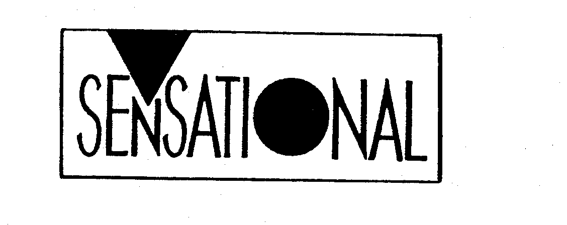 Trademark Logo SENSATIONAL