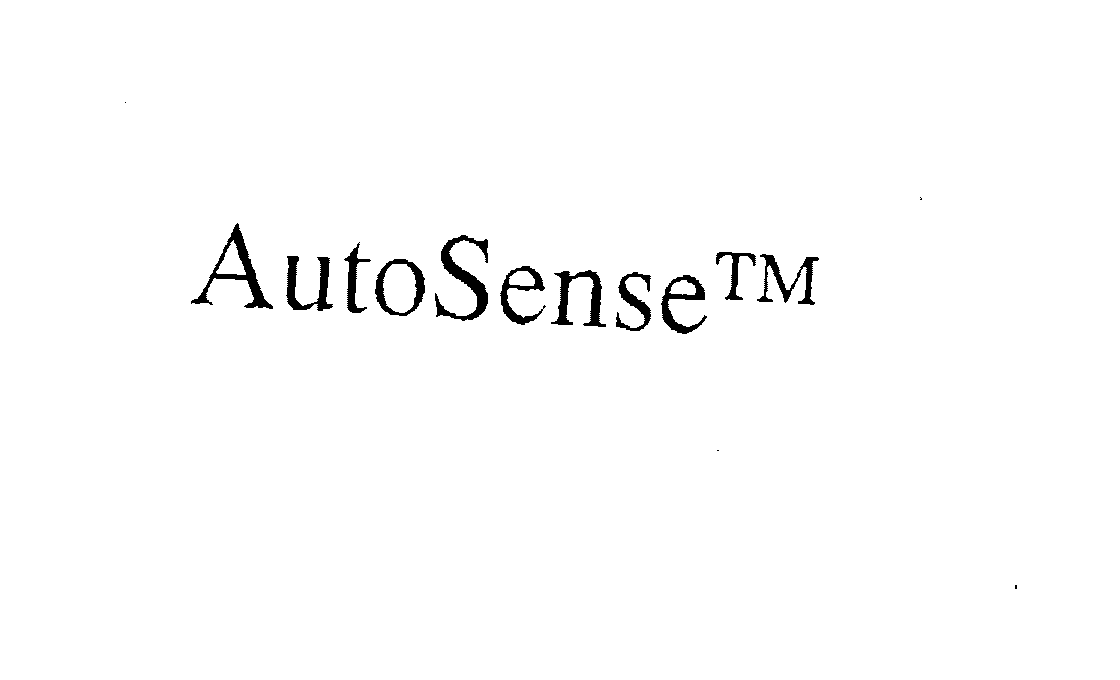 Trademark Logo AUTOSENSE