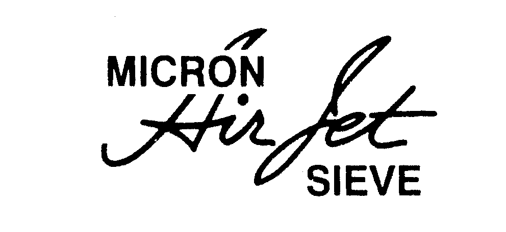 Trademark Logo MICRON AIR JET SIEVE