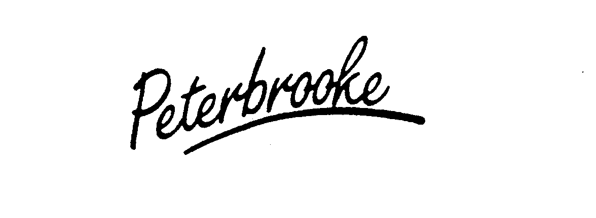 Trademark Logo PETERBROOKE