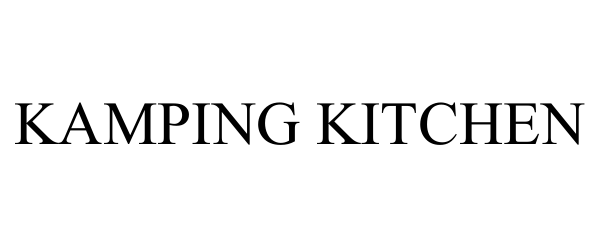  KAMPING KITCHEN