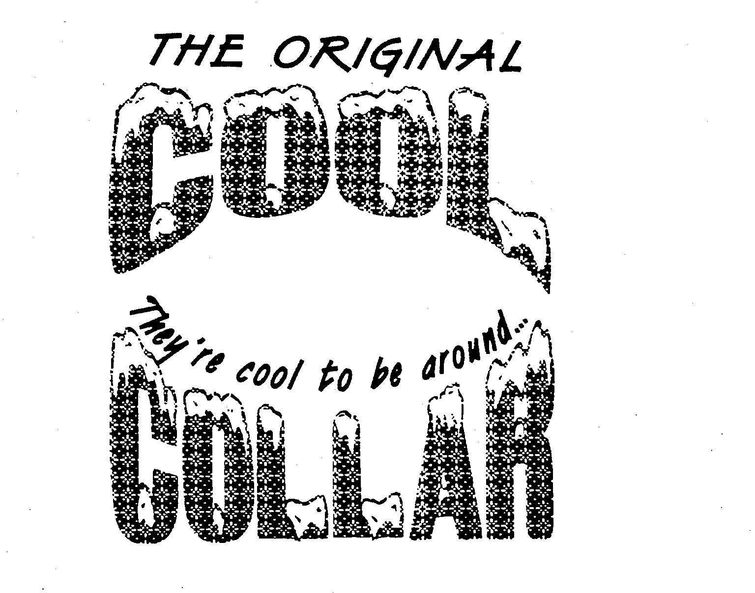  THE ORIGINAL COOL THEY'RE COOL TO BE AROUND COLLAR