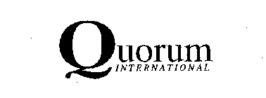  QUORUM INTERNATIONAL