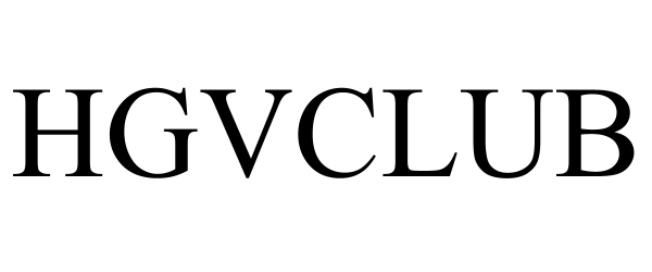 Trademark Logo HGVCLUB