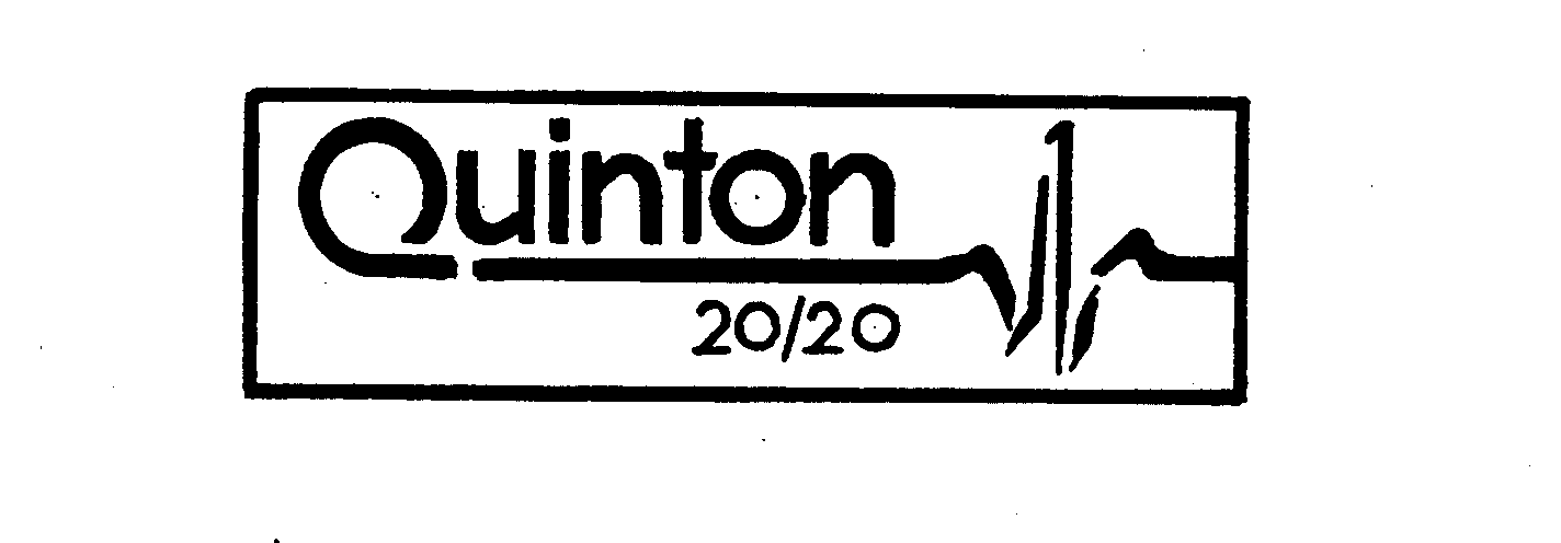 Trademark Logo QUINTON 20/20