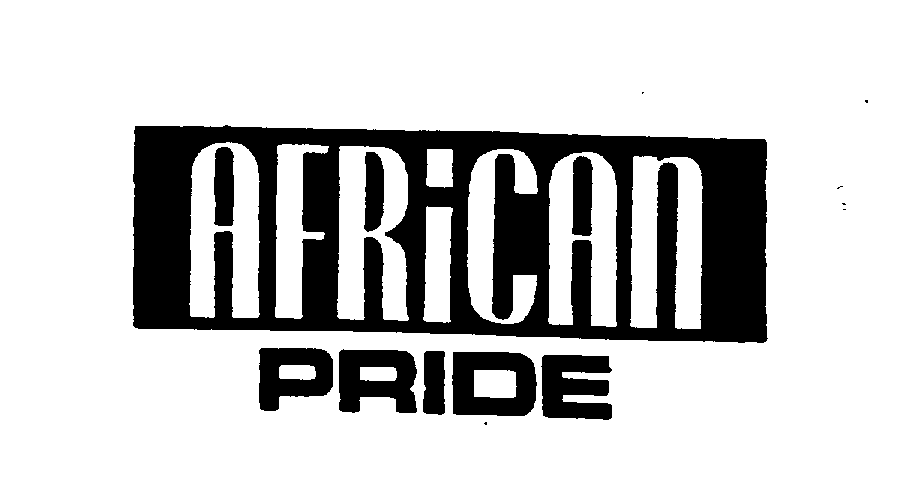 Trademark Logo AFRICAN PRIDE