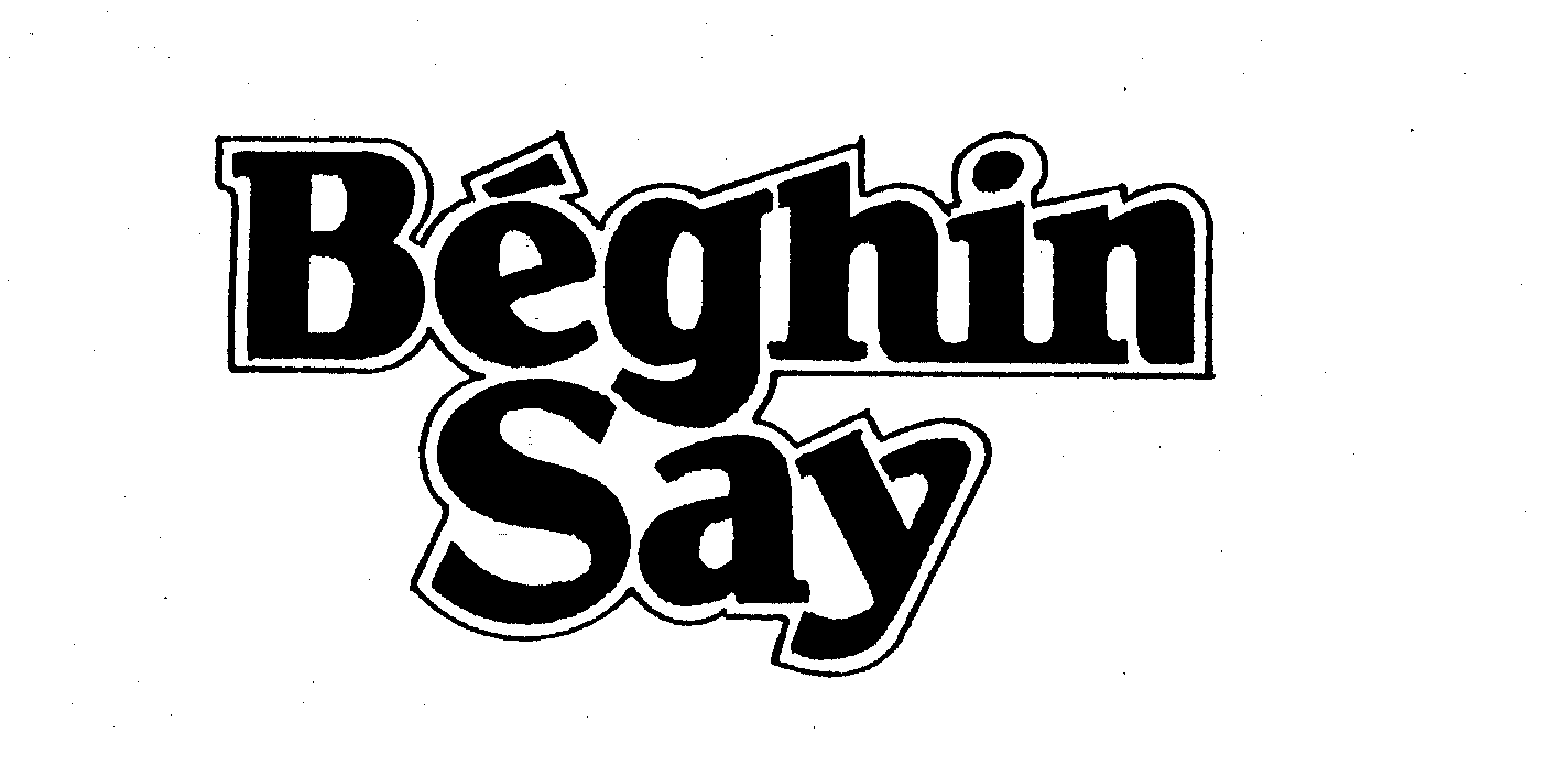 Trademark Logo BEGHIN SAY