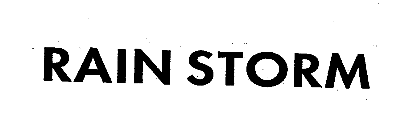Trademark Logo RAINSTORM