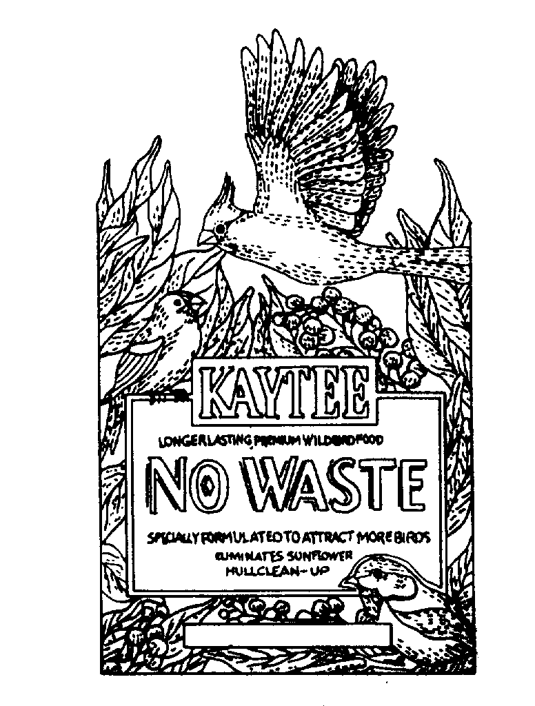  NO WASTE KAYTEE LONGERLASTING PREMIUM WILD BIRD FOOD SPECIALLY FORMULATED TO ATTRACT MORE BIRDS ELIMINATES SUNFLOWER HULLCLEAN-U